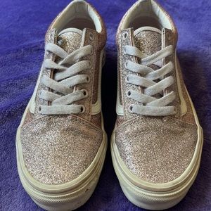 Vans Original Pink Glitter sneakers